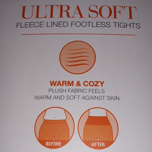 Blissful benefits Ultra Soft footless tights - Picture 2 of 4